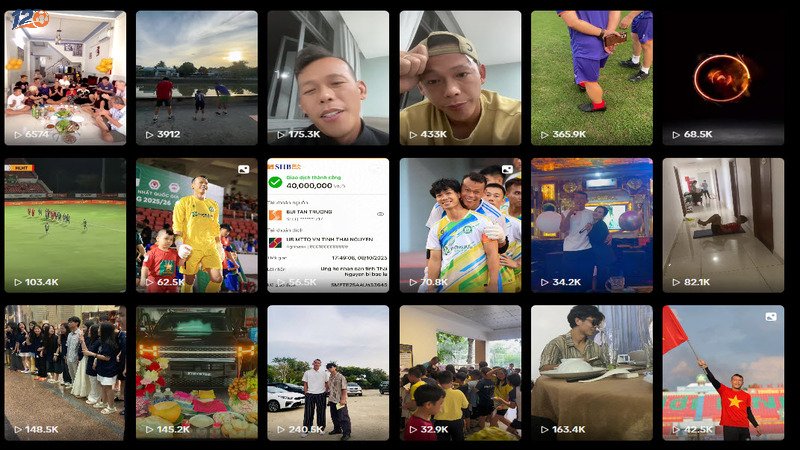 Nhiều clip hài hước bùng nổ tương tác